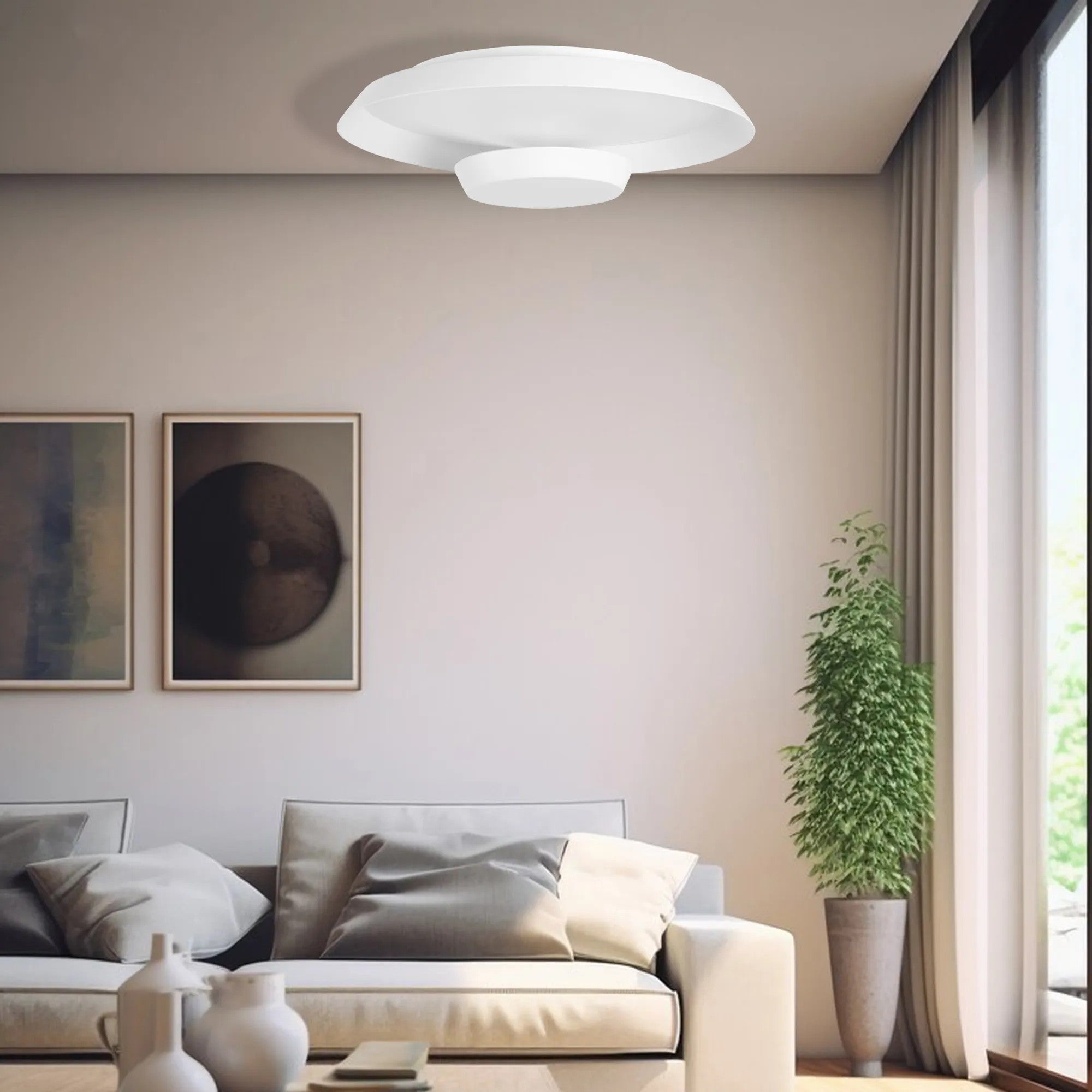 LAMPA SUFITOWA WISZĄCA LED WHITE APP1459 2
