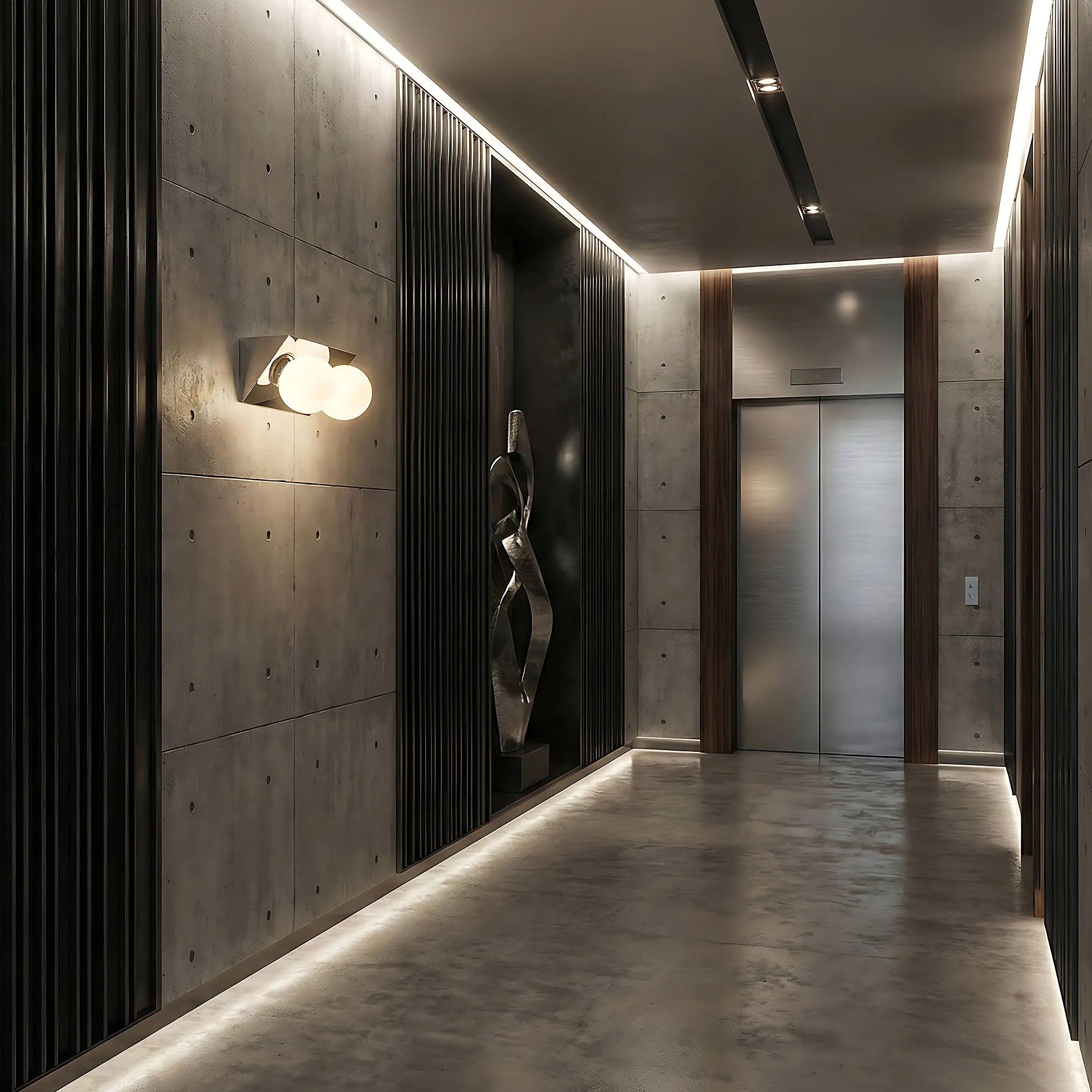 LAMPA ŚCIENNA KINKIET APP1228-2W Chrom 2
