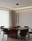 LAMPA SUFITOWA WISZĄCA LED LHJ083-1CP CZARNA 2