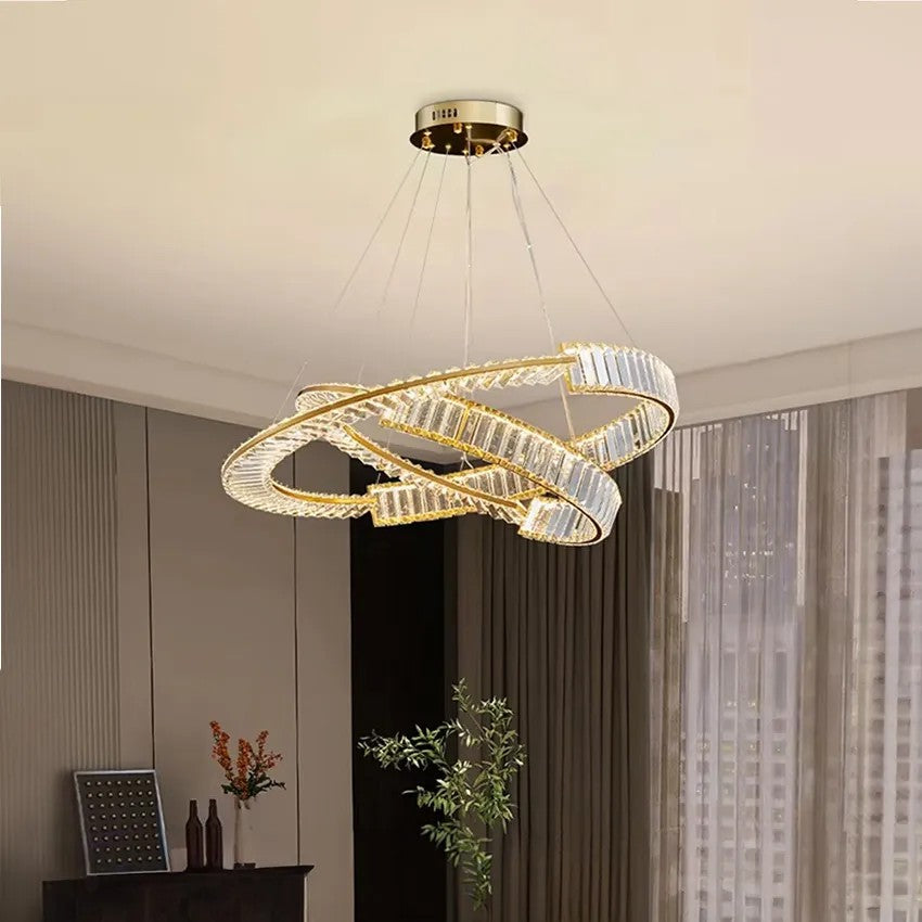 LAMPA WISZĄCA LED APP1524-CP60/80 GOLD 2