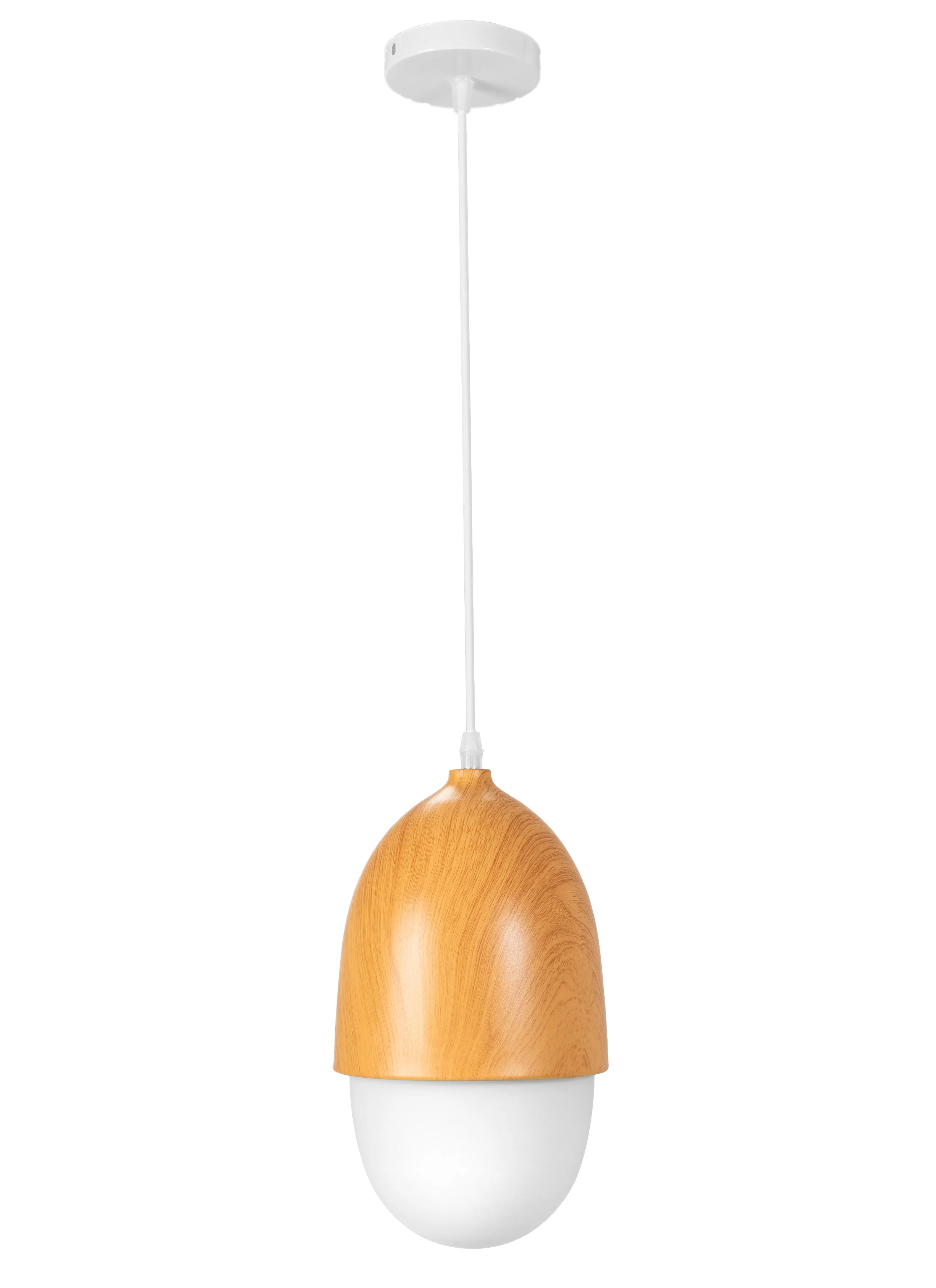 Lampa Sufitowa Wisząca Orzeszek Metal Wood Boho APP952-1CP 2