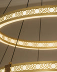 LAMPA WISZĄCA LED LHJ037-CP2 ZŁOTA 2