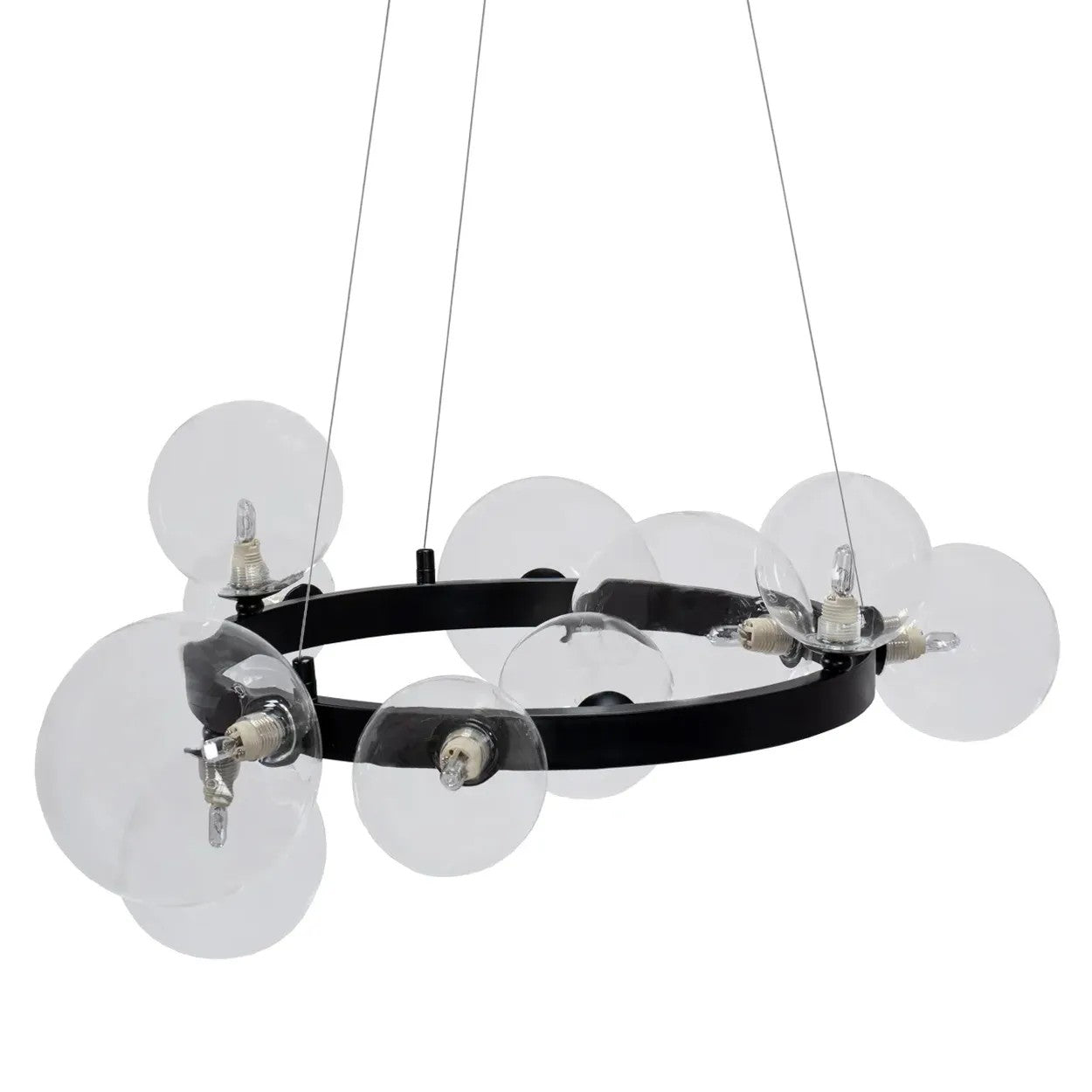 Lampa Wisząca APP1159-10CP Czarna 2