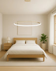 Lampa Wisząca LED LHJ002-CP 60cm ZŁOTA 2