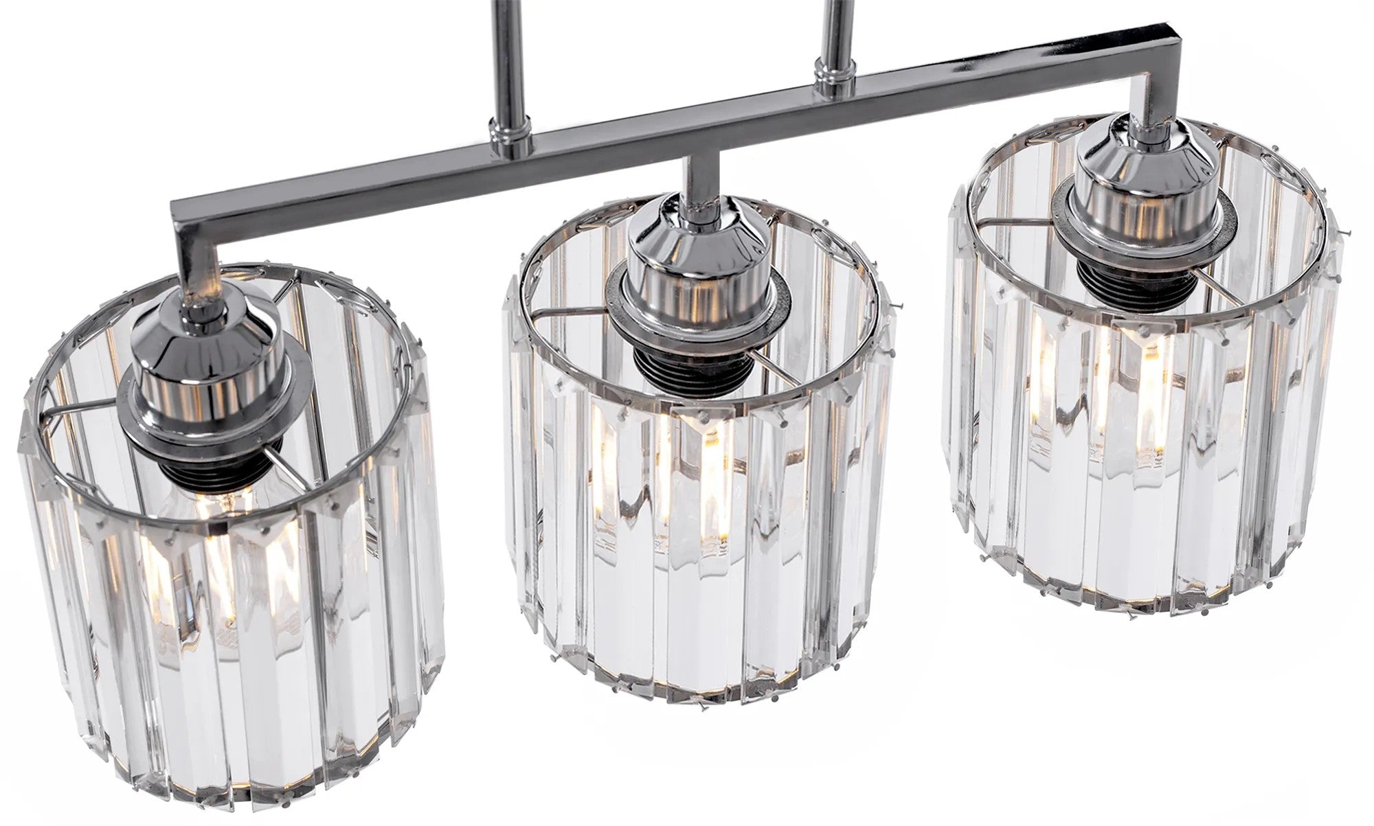 LAMPA WISZĄCA GLAMOUR 3xE27 392228 CHROM 2