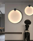LAMPA ŚCIENNA KINKIET LED APP1389-CW BLACK 50cm 2