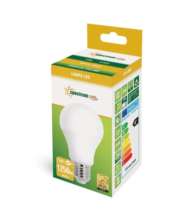 ŻARÓWKA LED GLS E-27 230V 13W NW WOJ+14102 2