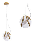 Lampa Wisząca APP1089-1CP Złota 2