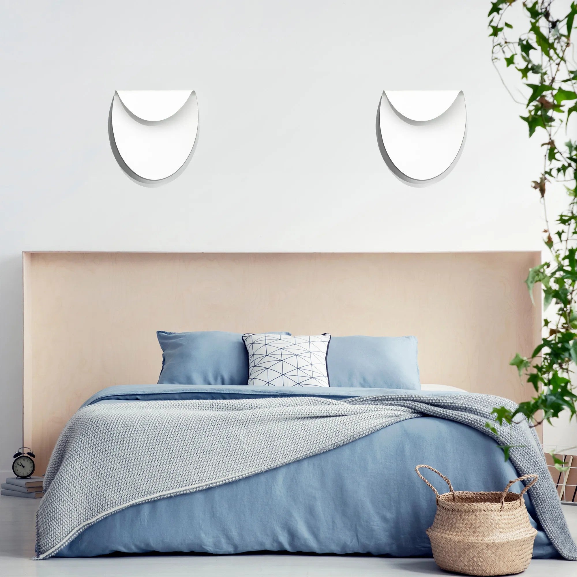 LAMPA ŚCIENNA KINKIET APP1428-W BIAŁA 2