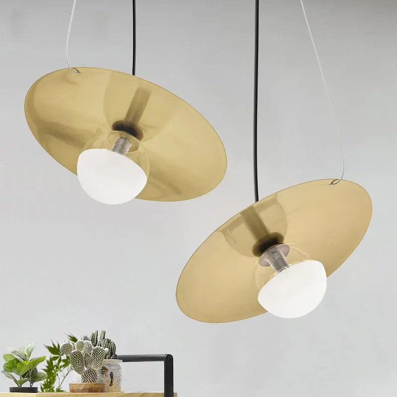LAMPA SUFITOWA WISZĄCA APP1417-CP Czarna/złota 2