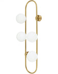 LAMPA ŚCIENNA KINKIET APP1144-4W Złota 2