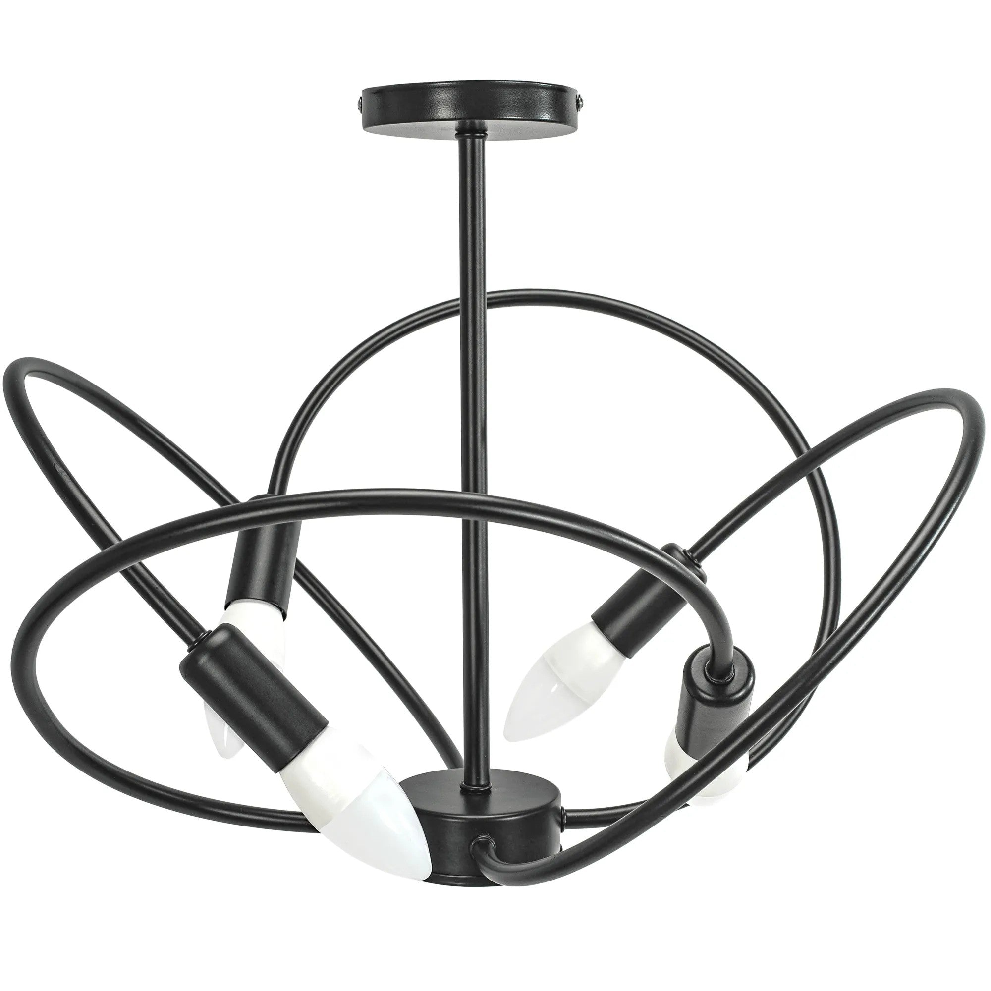 Lampa 4 APP1093-4C Czarna 2