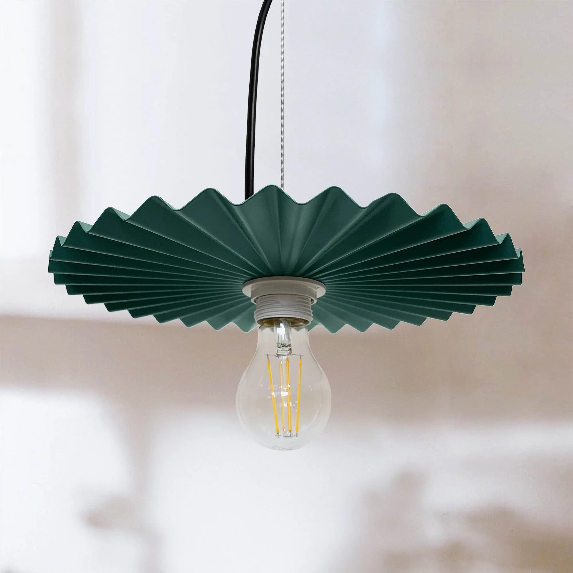 LAMPA SUFITOWA WISZĄCA APP1455-1CP Zielony 2