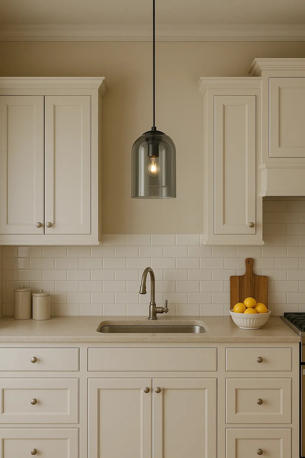 LAMPA WISZĄCA APP1705-1PC Szara 2