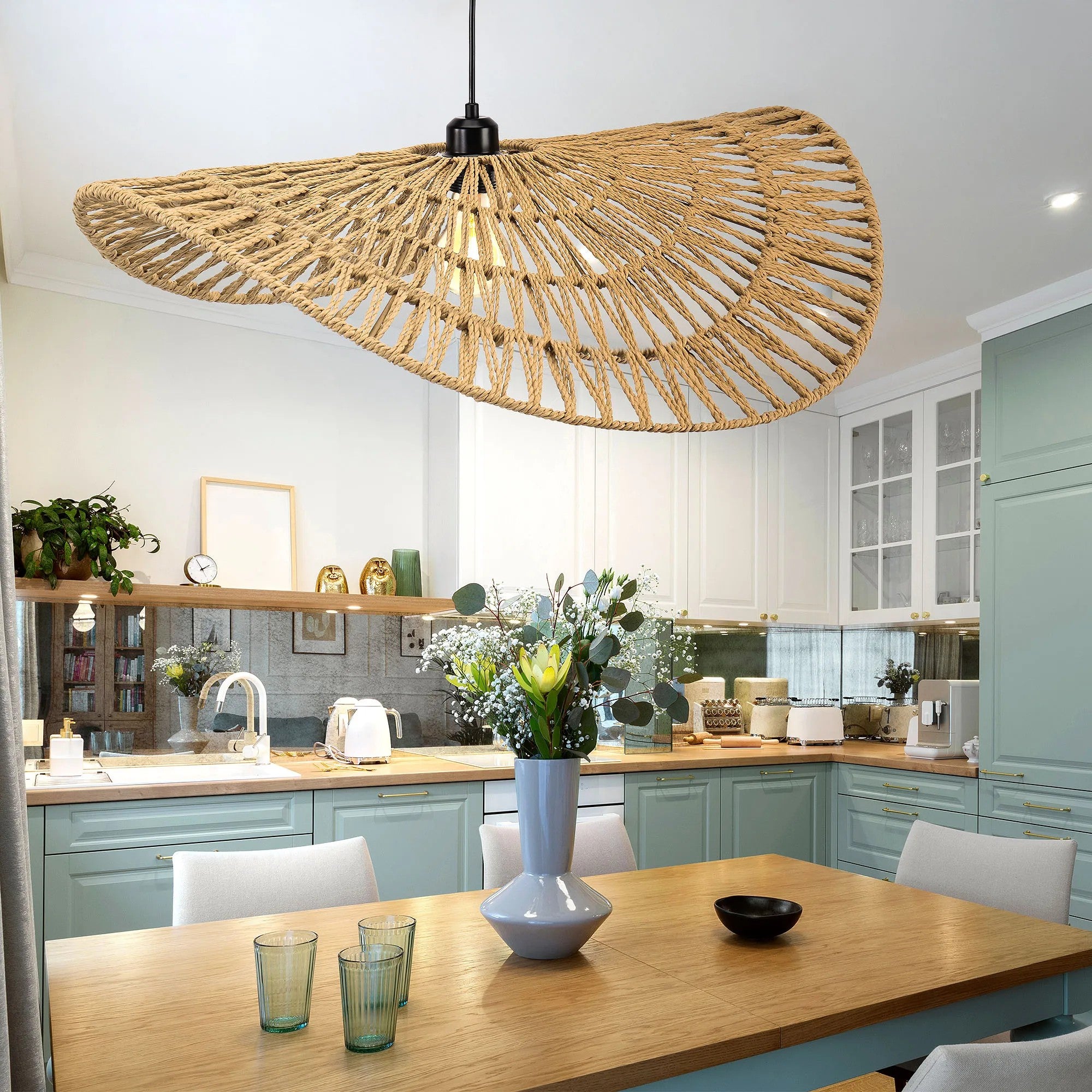 Lampa Sufitowa Wisząca Boho APP1740-1CP 80CM 2