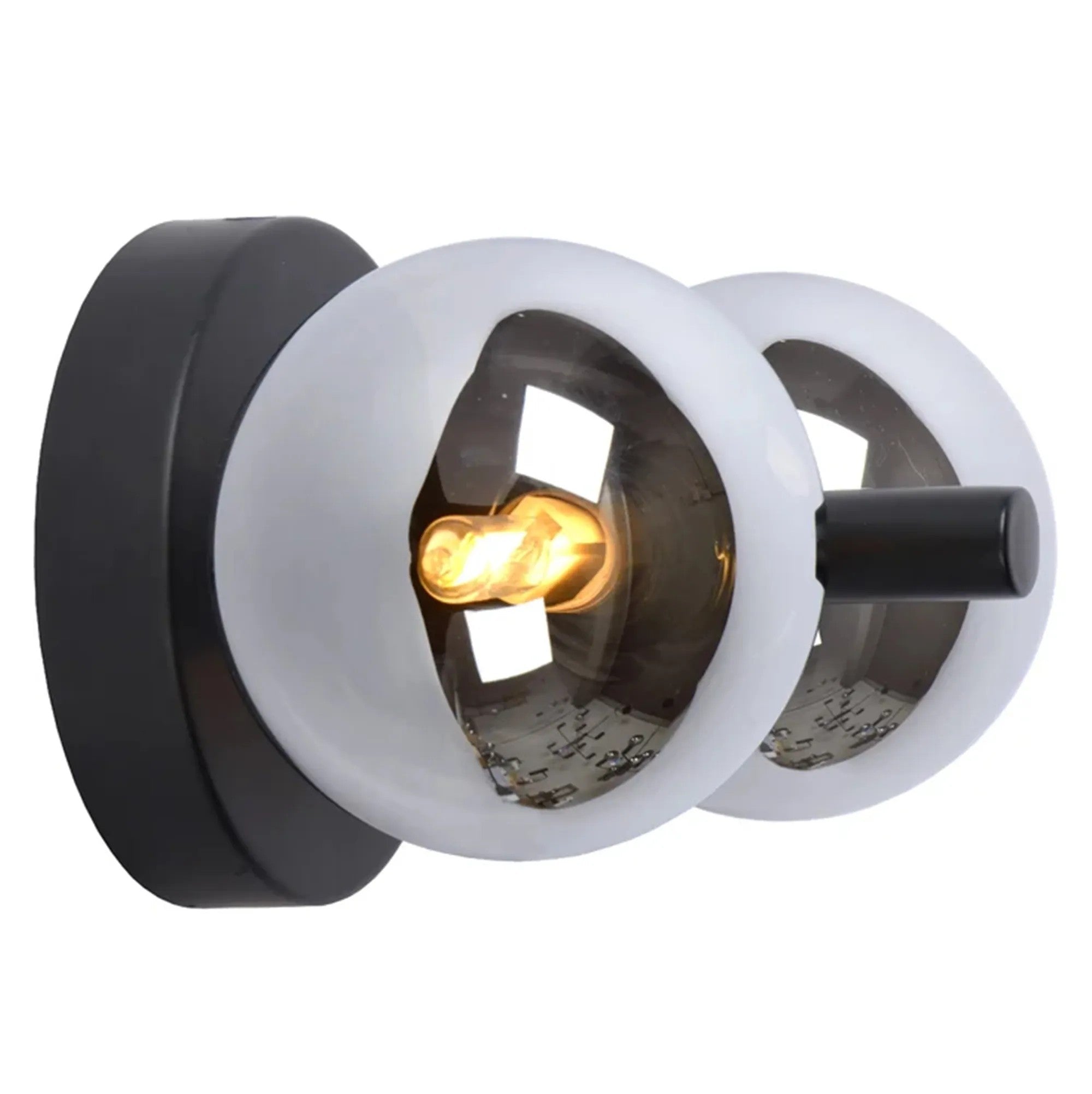 LAMPA ŚCIENNA KINKIET APP1162-2W Czarny 2