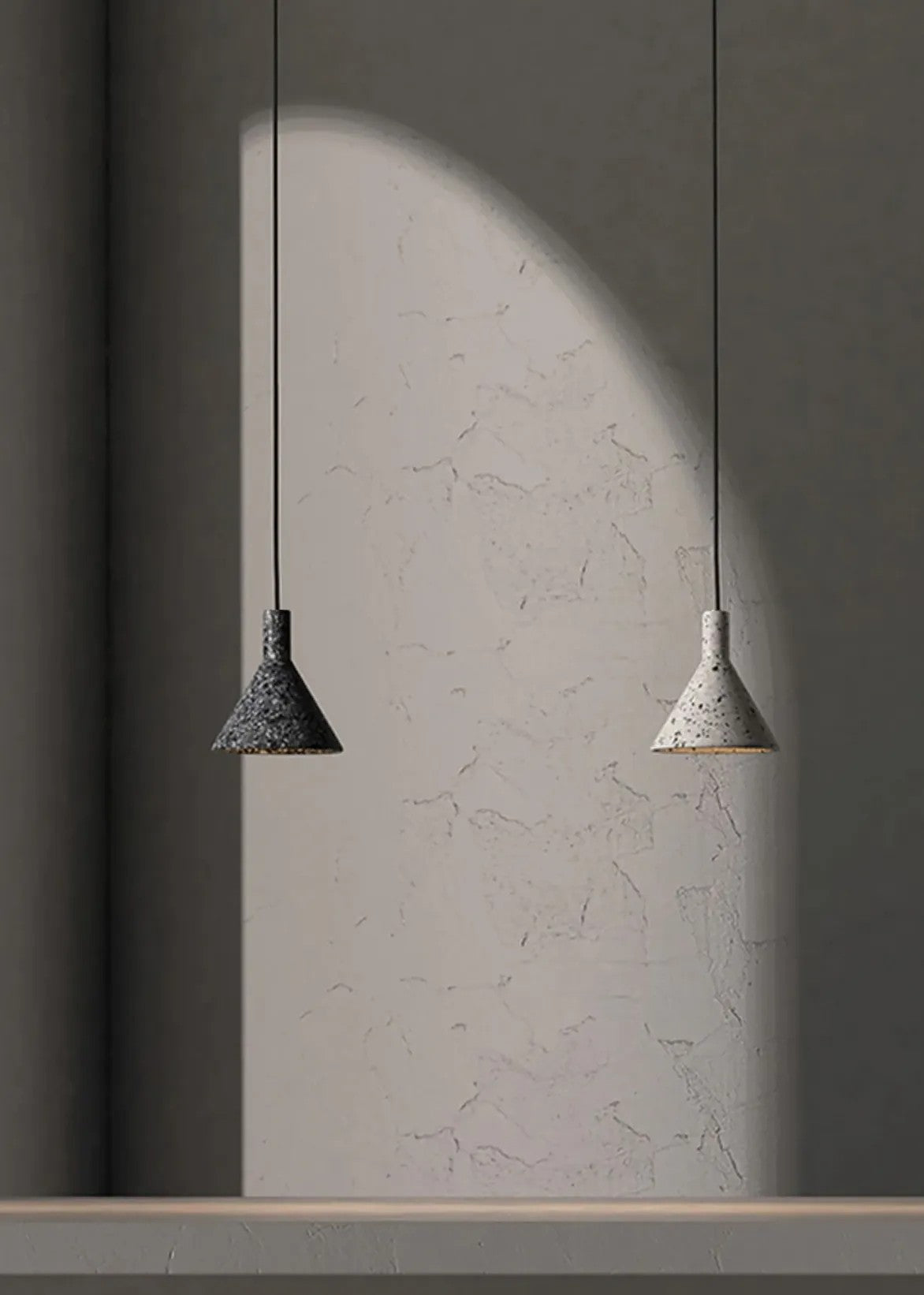 Lampa Wisząca Betonowa APP995-1CP 2