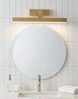 Kinkiet Łazienkowy LED SWE007-1W 43cm Złoto Szczotkowane 2