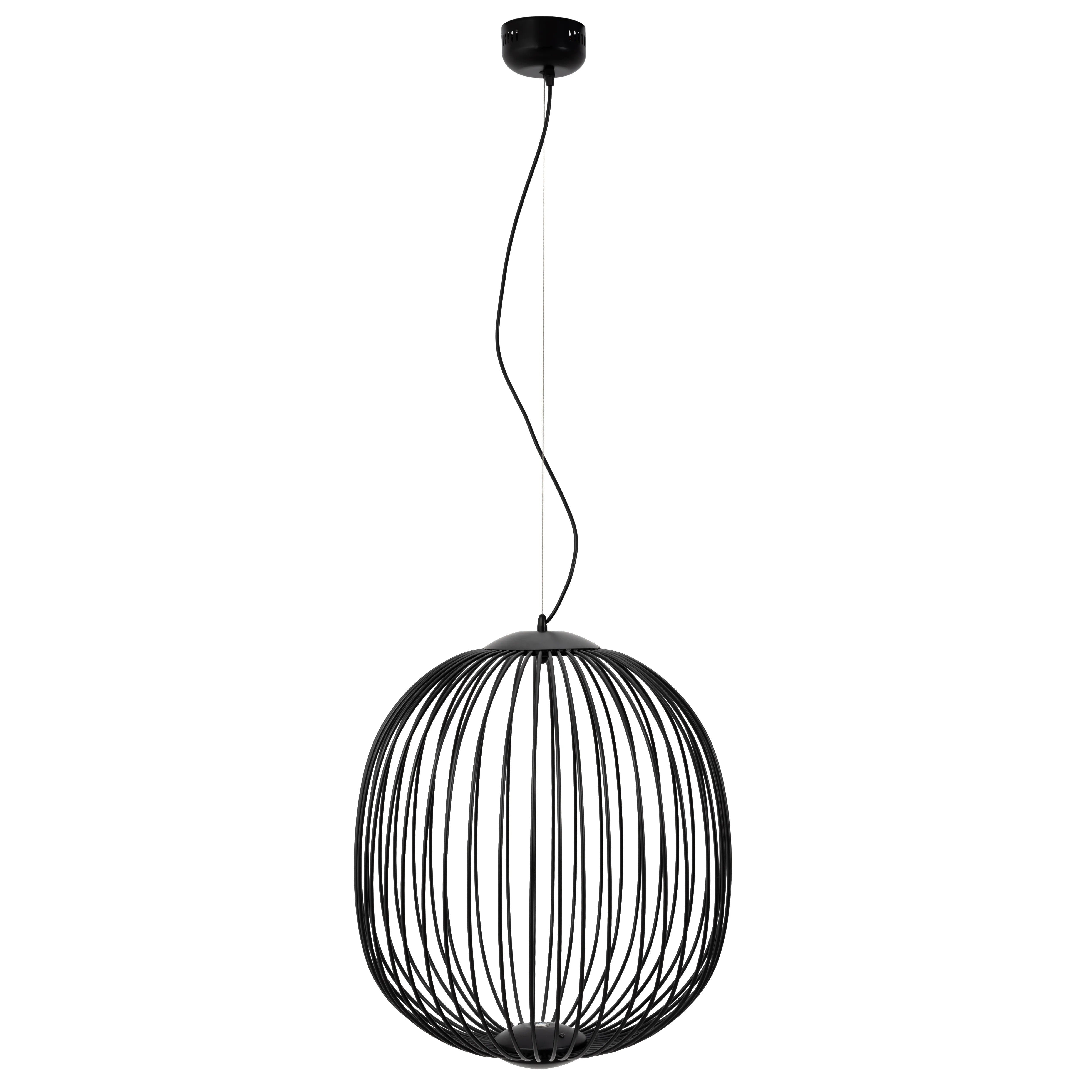 Lampa Sufitowa Wisząca APP967-1CP Czarna 2