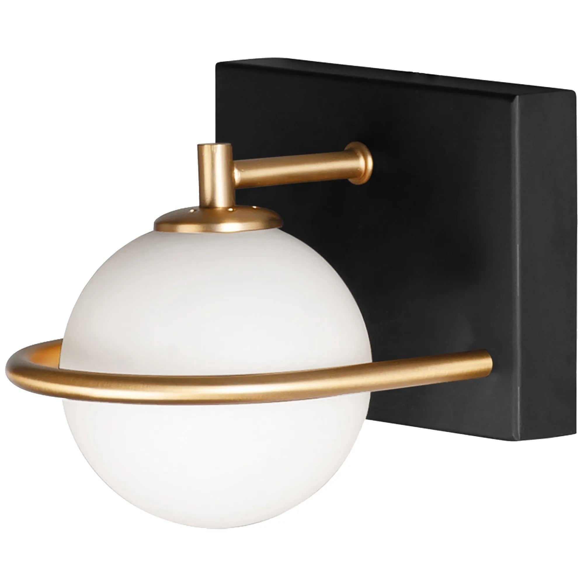 LAMPA ŚCIENNA KINKIET APP1220-1W Czarno Złota 2