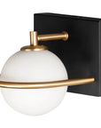 LAMPA ŚCIENNA KINKIET APP1220-1W Czarno Złota 2