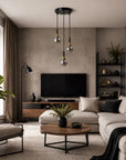 Lampa Wisząca APP1125-3CP Black Gold 2