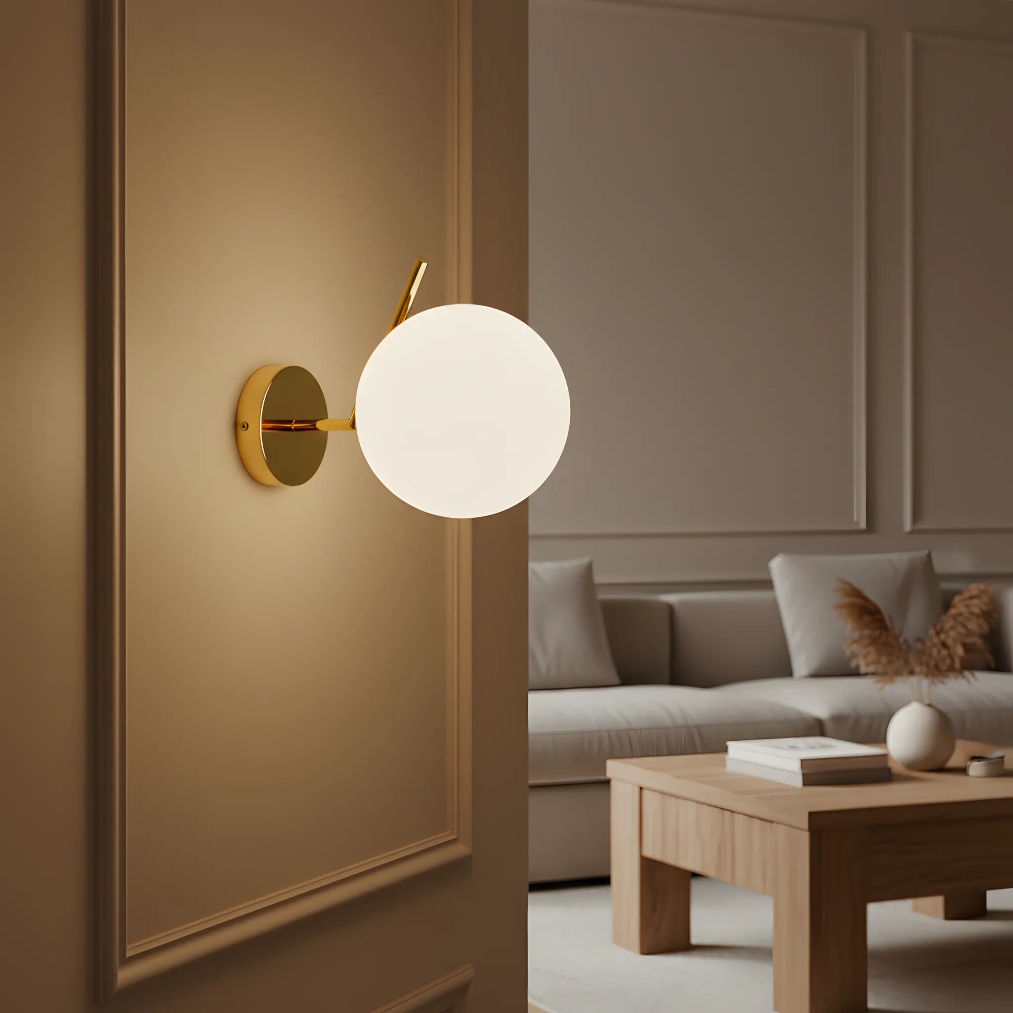 Kinkiet G100-1W Złoty 2