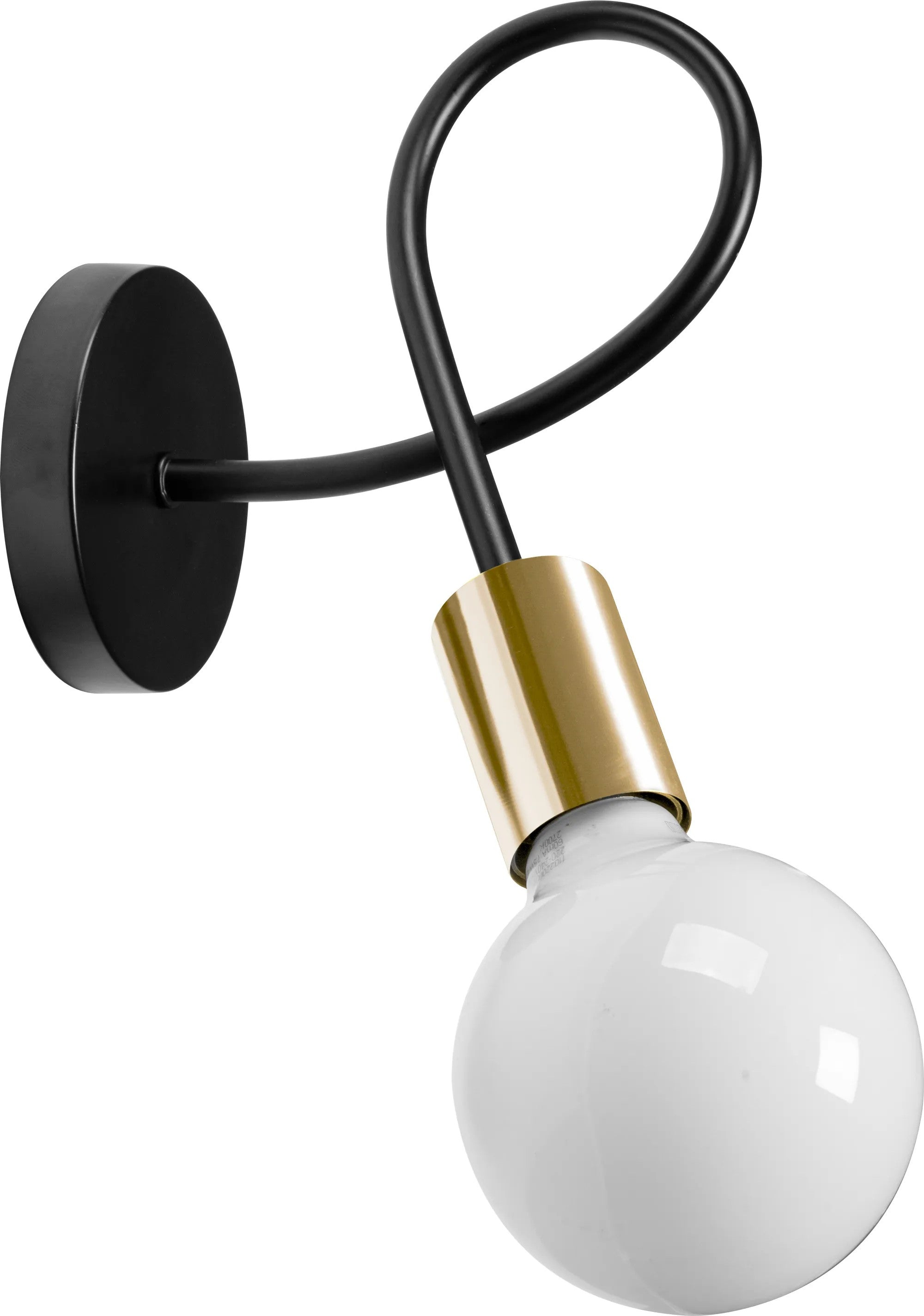 Lampa Kinkiet Ścienny Metalowy Loft PARADISE APP516-1W Złota 2