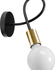 Lampa Kinkiet Ścienny Metalowy Loft PARADISE APP516-1W Złota 2