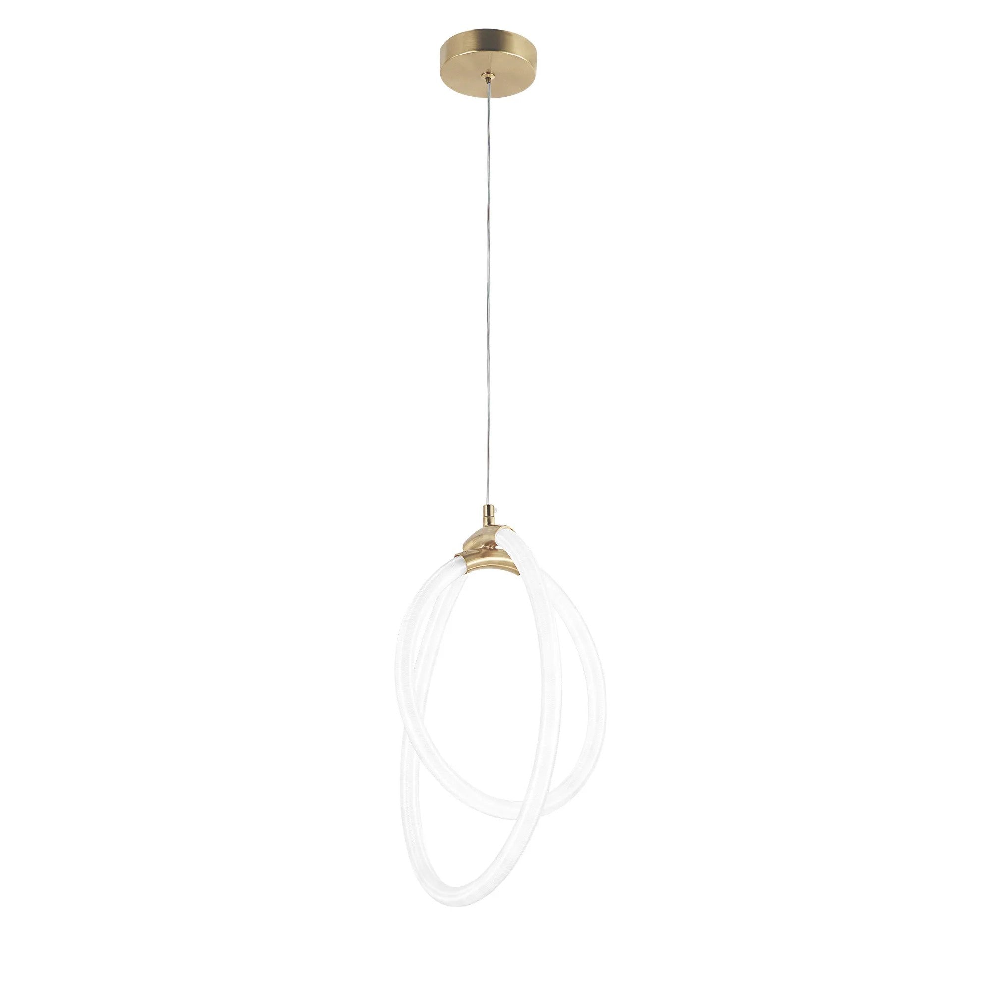 LAMPA WISZĄCA LED G019-CP ZŁOTA 2
