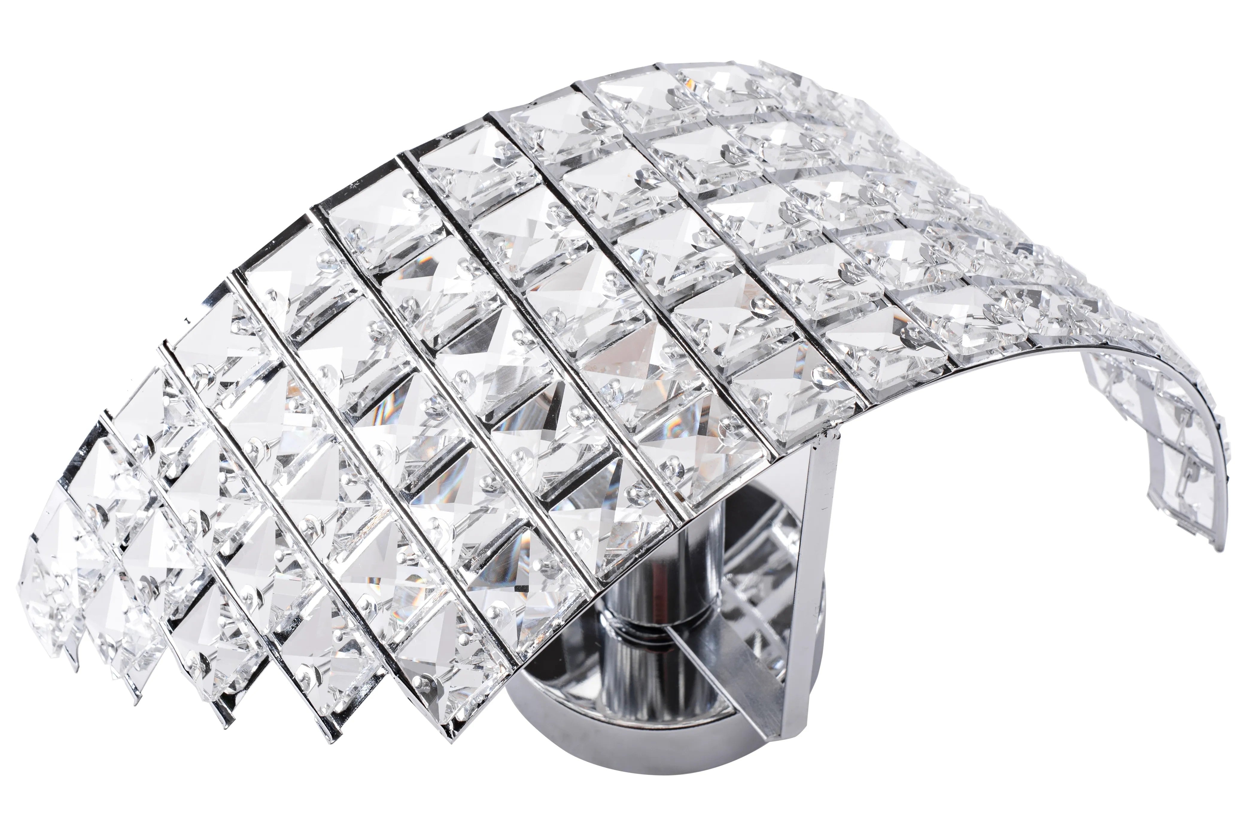 LAMPA ŚCIENNA KINKIET W STYLU GLAMOUR APP676-1W E27 2