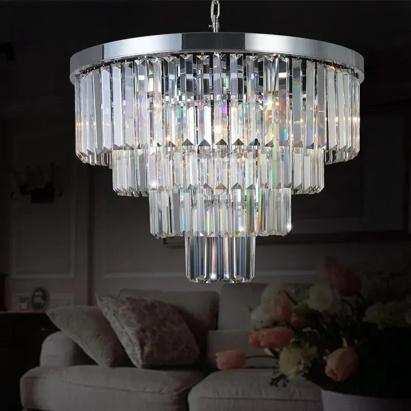 Lampa Kryształowa Wisząca APP1534-8CPR Chrom 2