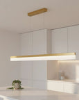 Lampa Wisząca LED APP1694-CP 120 Cm Złota Szczotkowana 2