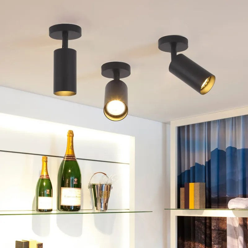 LAMPA SUFITOWA / ŚCIENNA SPOT REFLEKTOR APP1244-1C CZARNA 2