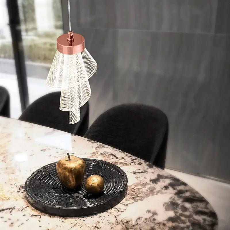 Lampa Sufitowa APP1765-1CP Różowe Złoto 2