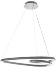 Lampa Sufitowa Wisząca Loop LED + Pilot APP798-cp Chrom 2