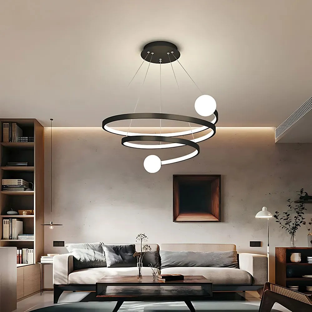 Lampa Wisząca LED LHJ029-CP CZARNA 2