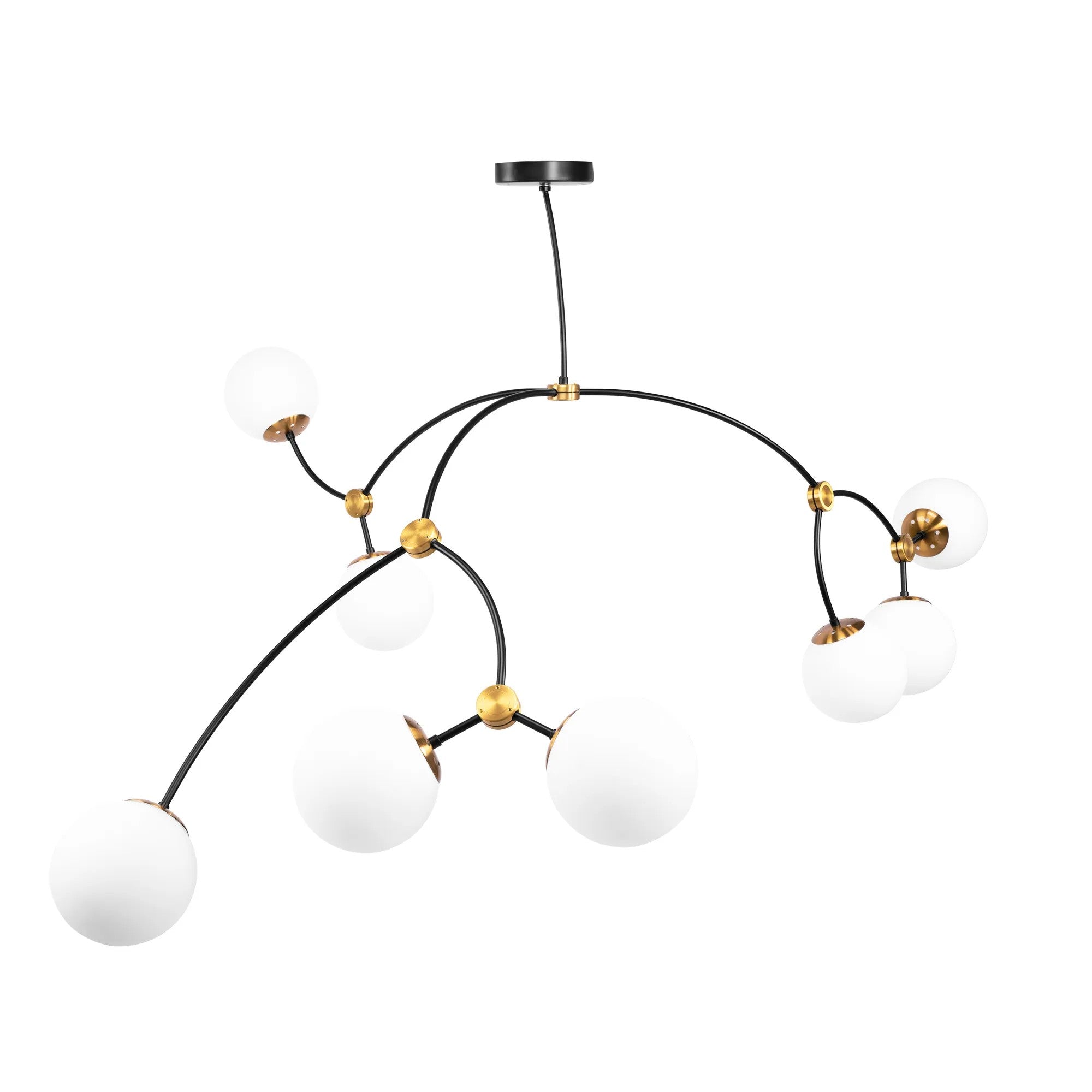 LAMPA WISZĄCA SUFITOWA CZARNY MAT APP1673-8CP 2