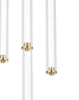 LAMPA WISZĄCA LED G024-4CPR ZŁOTA 2