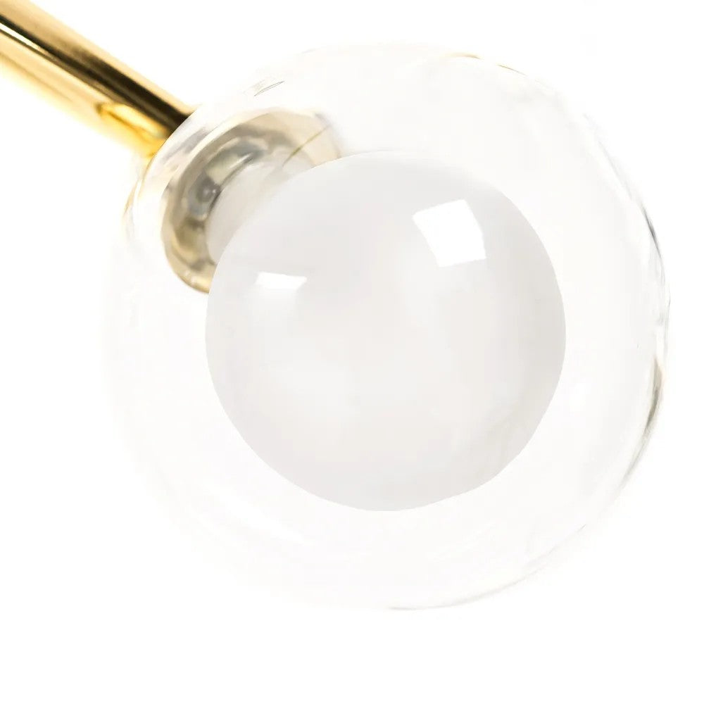 Lampa Wisząca Szklane Kule APP639-4CP Złota 2
