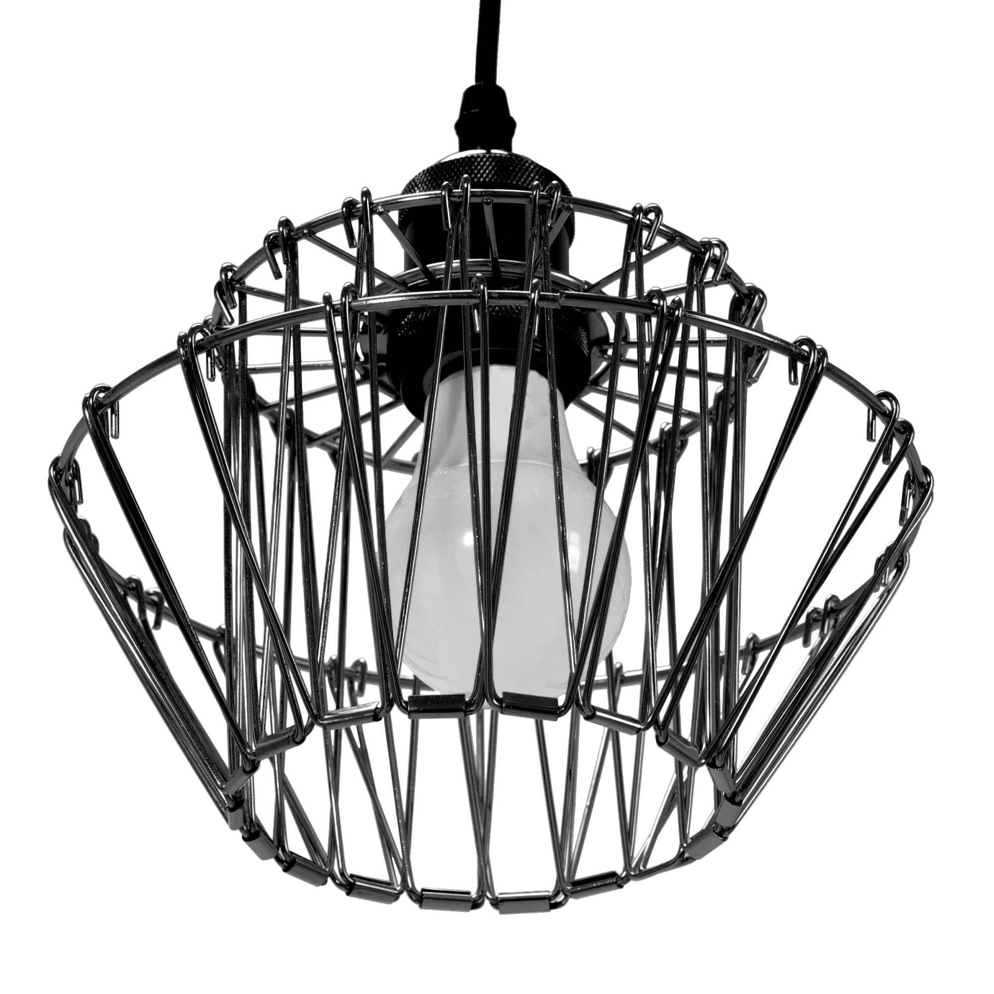Lampa Sufitowa Wisząca APP941-1CP Set 36cm Czarna 2