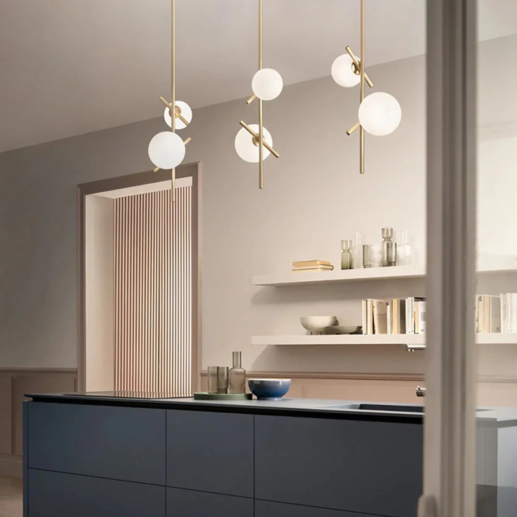 LAMPA SUFITOWA WISZĄCA Gold APP1666-2CP 2