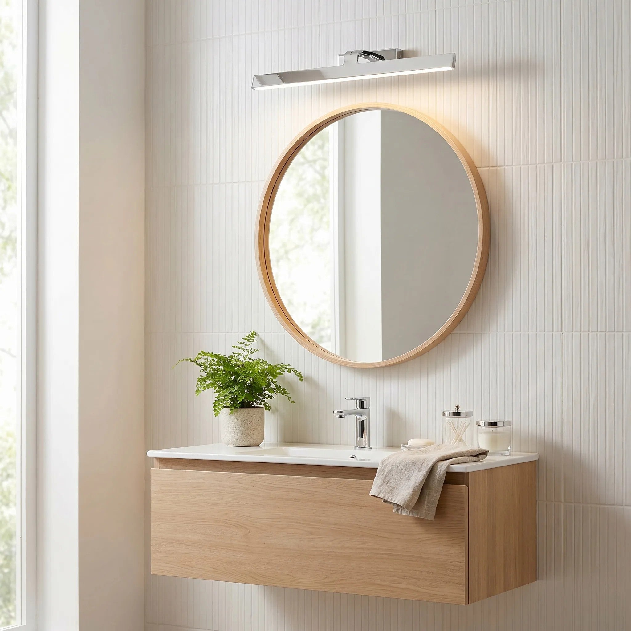 Kinkiet Łazienkowy LED SWE002-1W 58cm Chrom 2