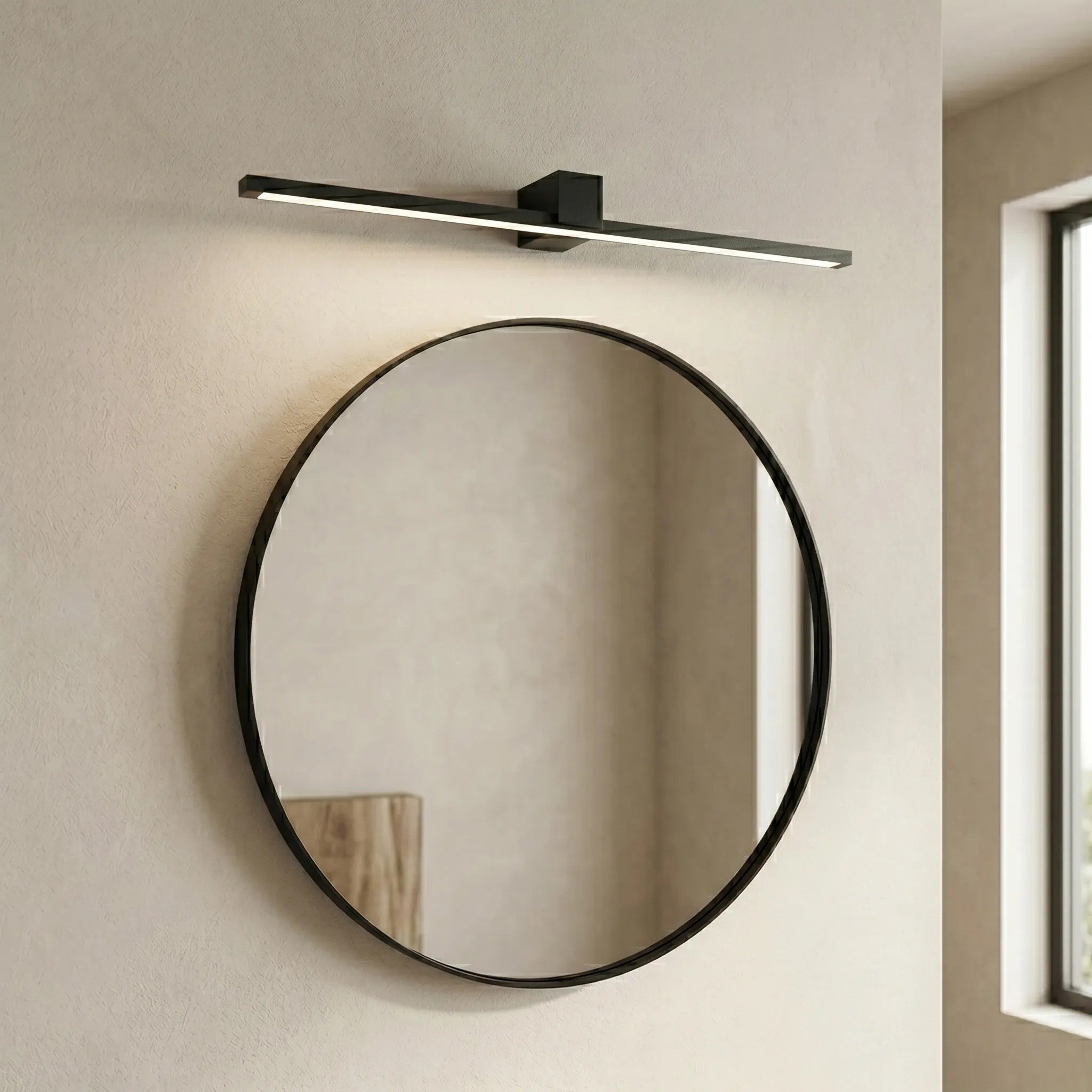 Kinkiet Łazienkowy LED SWE051-1W 80 Cm Black 2