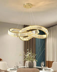 LAMPA SUFITOWA WISZĄCA LED APP1538-CP GOLD 2