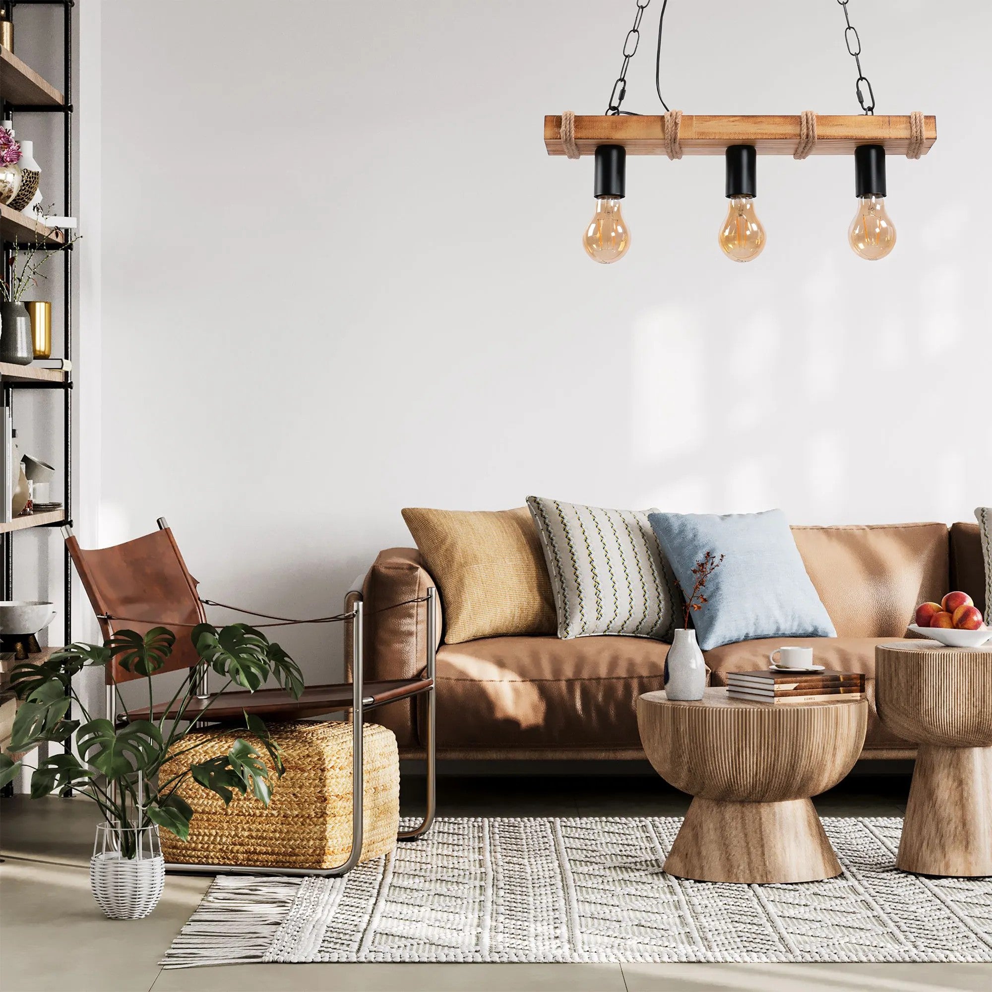 LAMPA SUFITOWA WISZĄCA BOHO LINE APP1319-3CP 2