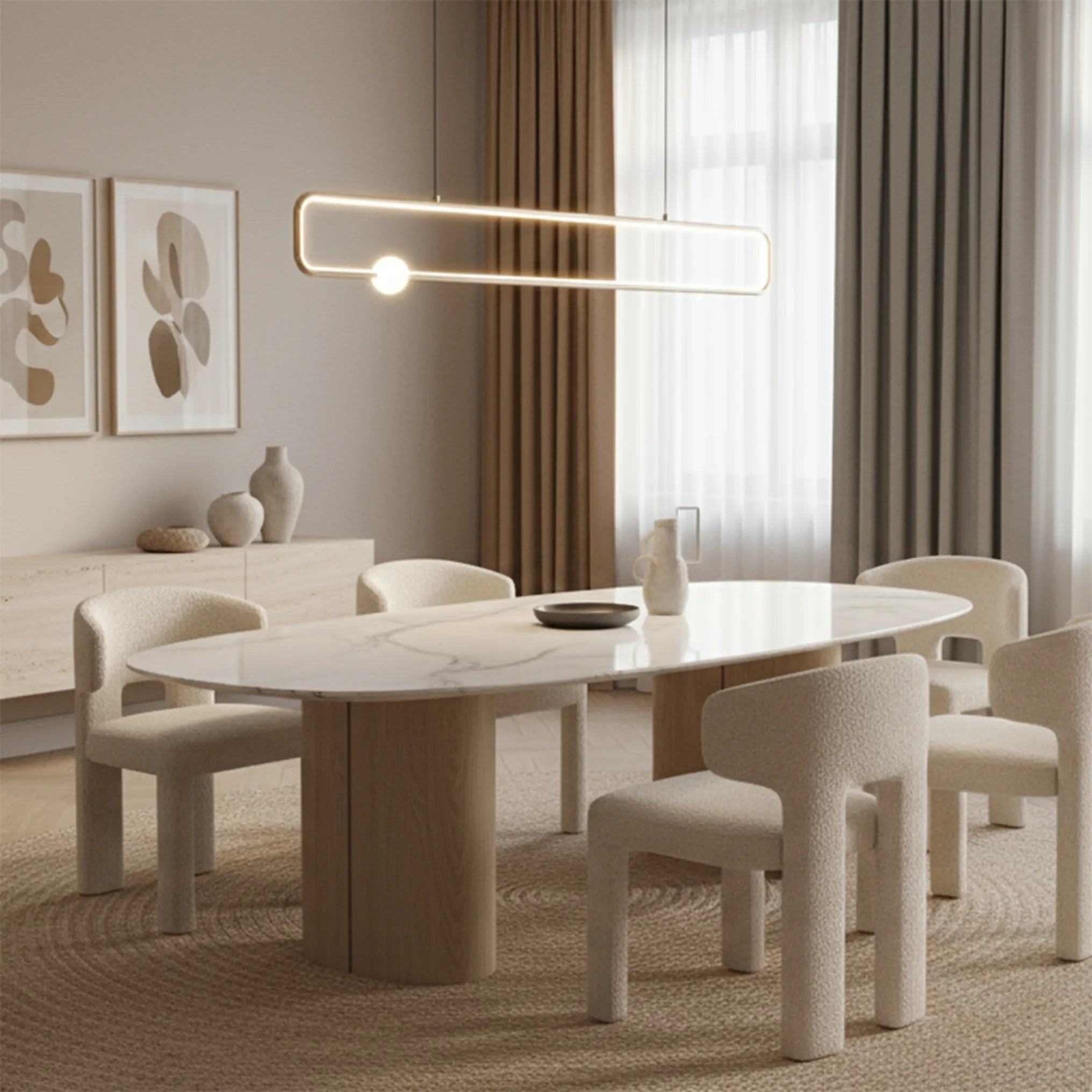 LAMPA SUFITOWA WISZĄCA LED G123-CP CZARNA 2