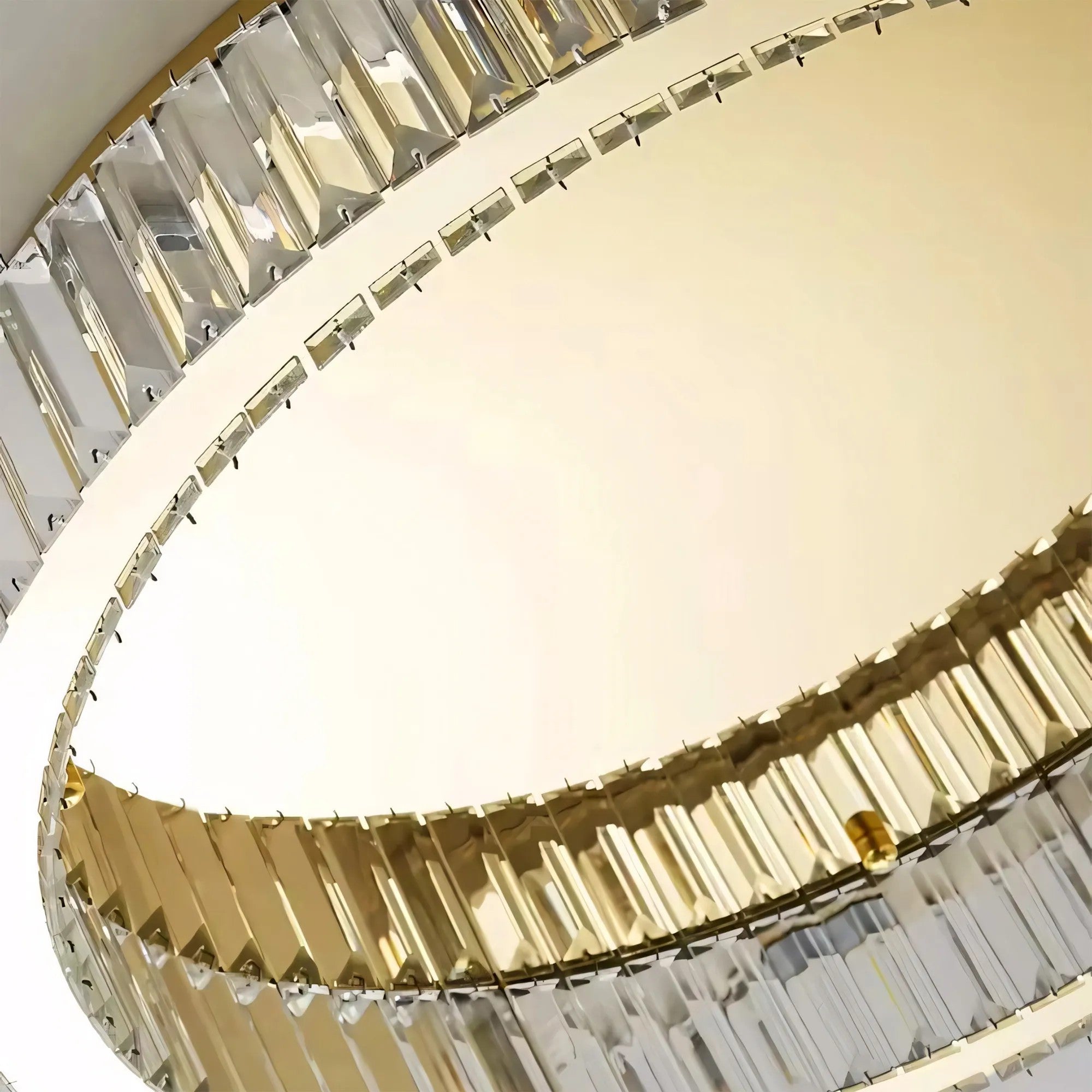 LAMPA KRYSZTAŁOWA PLAFON APP1723-C 60cm ZŁOTA 2