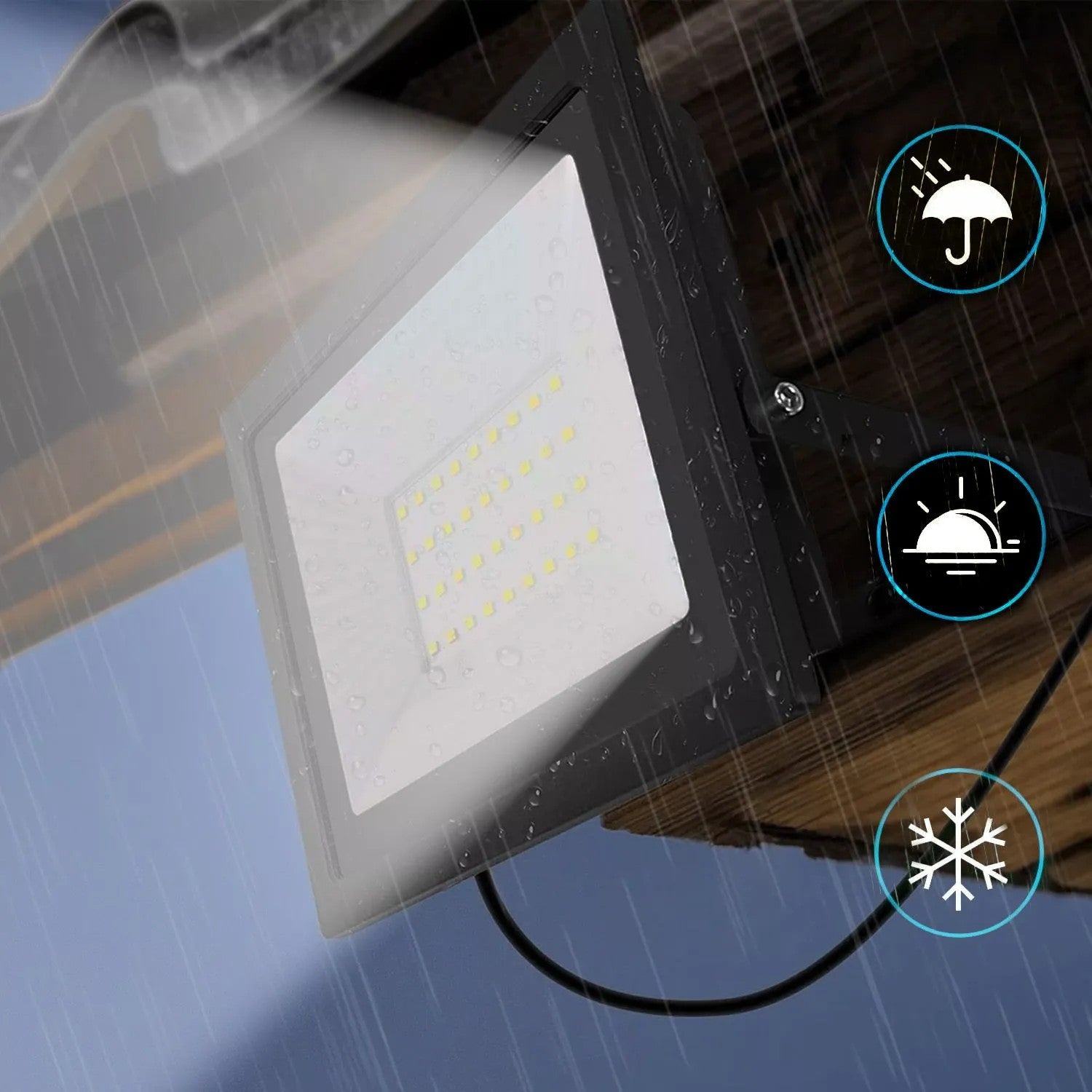 Halogen LED Natynkowy 50W RSL003-50N Neutralna 4500K 2
