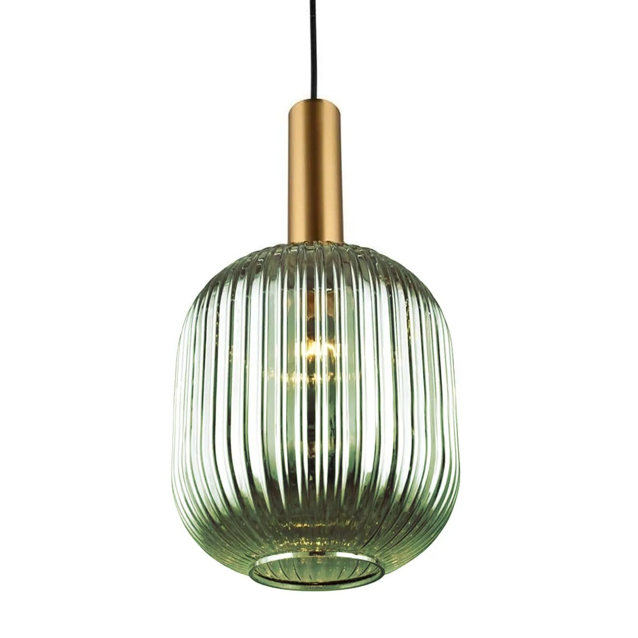 Lampa Sufitowa Wisząca Szklana APP462-1CP Zielona 2